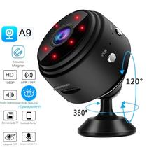 Câmera Pequena Espiã A9 Mini Discreta Grava Audio Sensor De Movimento Segurança Facil Instalçao