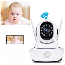 Câmera Pet Ip Sem Fio Wifi 720p Robo, Com Áudio, Grava Em Cartão Sd, Com 2 Antenas E Visão Noturna