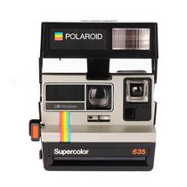 Câmera Polaroid Supercolor 635 com Filme Instantâneo e Flash Câmera Polaroid Supercolor 635 com Filme Instantâneo e Flash