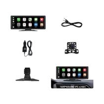 Câmera Portátil Para Painel De Carro Com Tela Sensível Ao Toque IPS De 10,26 Polegadas, 4K, CarPlay