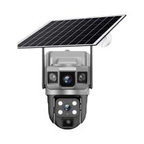 Câmera PTZ CCTV Solar 4G De 12MP V380 pro Para Monitoramento Externo À Prova d'Água 6K Câmera PTZ CCTV Solar 4G De 12MP V380 pro Para Monitoramento Externo À Prova d'Água 6K