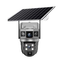 Câmera PTZ CCTV Solar 4G De 12MP V380 pro Para Monitoramento Externo À Prova d'Água 6K
