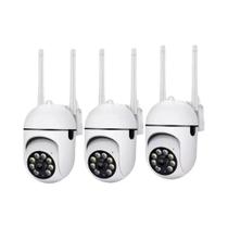Câmera PTZ WiFi De 8MP 2.4G Com Visão Noturna E Detecção De Movimento Para Vigilância Residencial