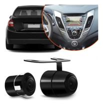 Camera Ré Veicular Traseira Frontal 2 Em 1 Prov Agua Premium