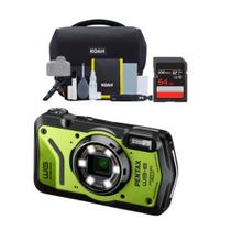 Câmera Resistente Ricoh WG-8 com Zoom Óptico 5x