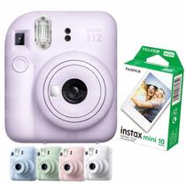 Câmera Revela Foto Fujifilm Instax Mini 12 + Filme 10 Fotos Lilas