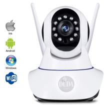 Camera Robo Antenas Ip Wifi 360º 720p Sistema Yoosee