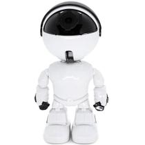 Câmera Robô Astronauta Ip Wireless Wi-Fi Full Hd 1080P 2Mp, Com Visão Noturna e Zoom It-Blue Sc-B11
