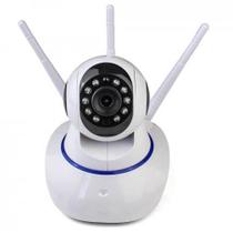 Câmera Robô Hd 3 Antenas Wifi 360 Visão Noturna Voz E App