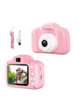 Câmera Rosa Digital Infantil Vídeos Fotos Jogos HD e Full HD