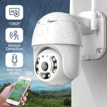 Câmera rotativa visão noturna De Segurança Smart Ip Wi-fi Externa e interna A Prova D,Água - jortan