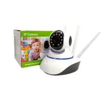 Câmera Segurança 3 Antenas Robo Baba Pet Ip Onvif Wifi