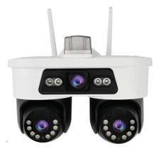 Câmera Segurança 4K WiFi 3 em 1 PTZ Tripla Lente IP66 Alarme Detecção Movimento YOOSEE Câmera Segurança 4K WiFi 3 em 1 PTZ Tripla Lente IP66 Alarme Detecção Movimento YOOSEE