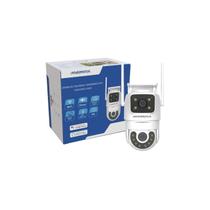 Câmera Segurança Externa WiFi Dual Dome Alexa/Google Panoramica visão dupla Novadigital