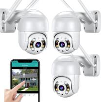 Câmera Segurança Externa WiFi Full HD 1080p Visão Noturna Colorida Áudio Bidirecional Câmera Segurança Externa WiFi Full HD 1080p Visão Noturna Colorida Áudio Bidirecional