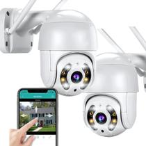 Câmera Segurança Externa WiFi Full HD 1080p Visão Noturna Colorida Áudio Bidirecional Câmera Segurança Externa WiFi Full HD 1080p Visão Noturna Colorida Áudio Bidirecional