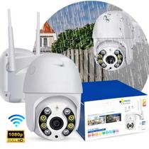 Câmera Segurança Externa WiFi Full HD 1080p Visão Noturna Colorida Áudio Bidirecional Câmera Segurança Externa WiFi Full HD 1080p Visão Noturna Colorida Áudio Bidirecional