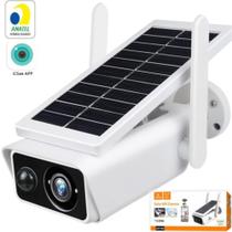 Câmera Segurança ICSEE Wifi com Placa Solar Proteção Contra Água IP66 LEHMOX - LEY-92