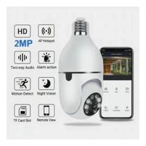 Câmera Segurança IP 360 Lâmpada Wi-fi Visão Noturna Áudio Hd Kapbom Câmera Segurança IP 360 Lâmpada Wi-fi Visão Noturna Áudio Hd Kapbom