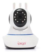 Câmera Segurança Ip com visão noturna e alarme- Wifi - Ipega - ARTEX