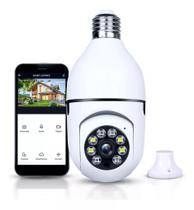 Câmera Segurança Ip Lâmpada Wifi Uso Interno E Externo Câmera Segurança Ip Lâmpada Wifi Uso Interno E Externo