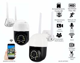 Câmera Segurança Ip Wi-fi Externa Full Hd 1080p Vigilância 360 Speed Dome Ptz - TOMATE