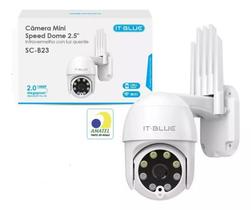 Câmera Segurança It Blue Ip Wifi Full Hd 1080p 5 Antenas 360