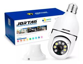 Câmera Segurança Lâmpada 360 Wifi Ip Full Hd Visão Noturna - Jortan