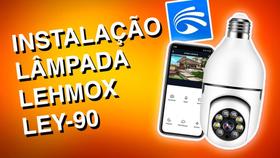 Camera seguranca lampada smart wifi full hd 1080p mic foto sd ley-90 visao noturna - LEHMOX