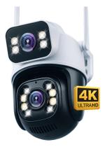 Câmera Segurança Lente Dupla Lentes 2 Em 1 Vigilancia Visão Noturna 2026 MAIS VENDIDO