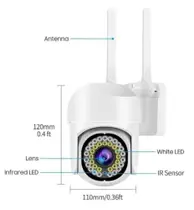 Câmera Segurança rIp Jortan Wifi Rotativa Full Hd Ptz Ip66 a prova d,água