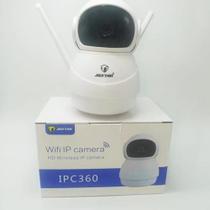 Câmera Segurança Segue Detector Movimento IP Áudio Infravermelho 1080p Jortan JT-8166XP