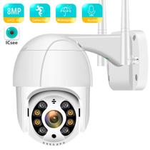 Camera Segurança Smart Ip Wifi Icsee Mini Dome Full Hd A8