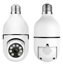 Câmera Segurança Wi-Fi 360 Inteligente 3MP Instalação Soquete Lâmpada E27