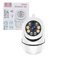 Câmera Segurança WiFi 360 Babá Eletrônica HD 1080p Visão Noturna Kapbom KA-S065 Câmera Segurança WiFi 360 Babá Eletrônica HD 1080p Visão Noturna Kapbom KA-S065