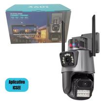 Câmera Segurança Wifi Dupla Lente 2X 2Mp Full Hd Ip11 - Wifi Smart