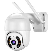 Camera Seguranca Wifi Externa Lampada Robo Full HD Giratoria Monitoramento Inteligente Pelo Celular