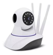 Câmera Segurança WIFI IP Robô 3 Antenas Yoosee Visão Noturna Full HD 360º Microfone Áudio Babá Eletrônica BIVOLT - lin tian