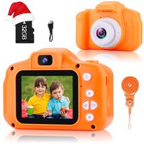 Câmera selfie infantil GKTZ Gravador de vídeo digital infantil de 12 MP
