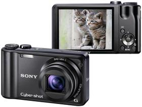 Câmera Semi Profissional Sony Cyber-Shot-H55 14MP - Zoom Ópt. 10x / Bateria / LCD 3 / Video HD
