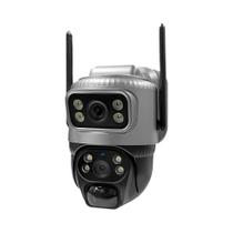 Câmera Solar 4G 4K V380 - Lente Dupla, Visão Noturna, À Prova D'Água, Detecção de Movimento e Humana Câmera Solar 4G 4K V380 - Lente Dupla, Visão Noturna, À Prova D'Água, Detecção de Movimento e Humana