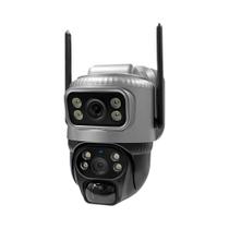 Câmera Solar 4G 4K V380 - Lente Dupla, Visão Noturna, À Prova D'Água, Detecção de Movimento e Humana Câmera Solar 4G 4K V380 - Lente Dupla, Visão Noturna, À Prova D'Água, Detecção de Movimento e Humana