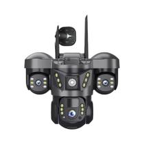 Câmera Solar 4G Externa Sem Fio IP CCTV 15MP HD Visão Noturna Monitor 360 Cartão SIM Vigilância Por Câmera Solar 4G Externa Sem Fio IP CCTV 15MP HD Visão Noturna Monitor 360 Cartão SIM Vigilância Por