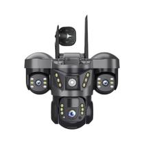 Câmera Solar 4G Externa Sem Fio IP CCTV 15MP HD Visão Noturna Monitor 360 Cartão SIM Vigilância Por Câmera Solar 4G Externa Sem Fio IP CCTV 15MP HD Visão Noturna Monitor 360 Cartão SIM Vigilância Por