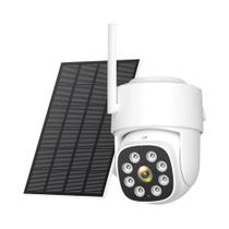 Câmera Solar Externa 4K Wifi 8MP Com Visão Noturna Gravação De Vídeo Sem Fio ICSEE IP CAM