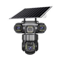 Câmera Solar Externa IP V380 pro Com 3 Lentes, 4G, 6K HD, 12MP, À Prova D'Água, Visão Noturna, Áudio Câmera Solar Externa IP V380 pro Com 3 Lentes, 4G, 6K HD, 12MP, À Prova D'Água, Visão Noturna, Áudio