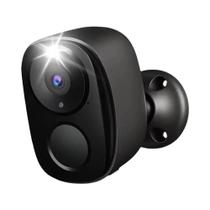 Câmera Solar Sem Fio 5MP 2.4G WiFi Para Exterior Com Visão Noturna Colorida, Alimentada Por Bateria,