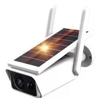 Câmera Solar Wifi Externa Vigilância 1080p Sol Chuva Ip66 Nf