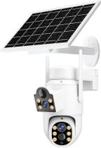 Câmera Solar Wifi Lente Dupla Ptz 2k Visão Noturna Ip66 Jrtn Câmera Solar Wifi Lente Dupla Ptz 2k Visão Noturna Ip66 Jrtn