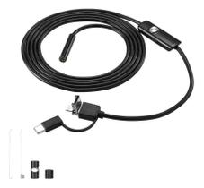Câmera Sonda Endoscópica Android Prova Água Foto Inspeção 5M Câmera Sonda Endoscópica Android Prova Água Foto Inspeção 5M